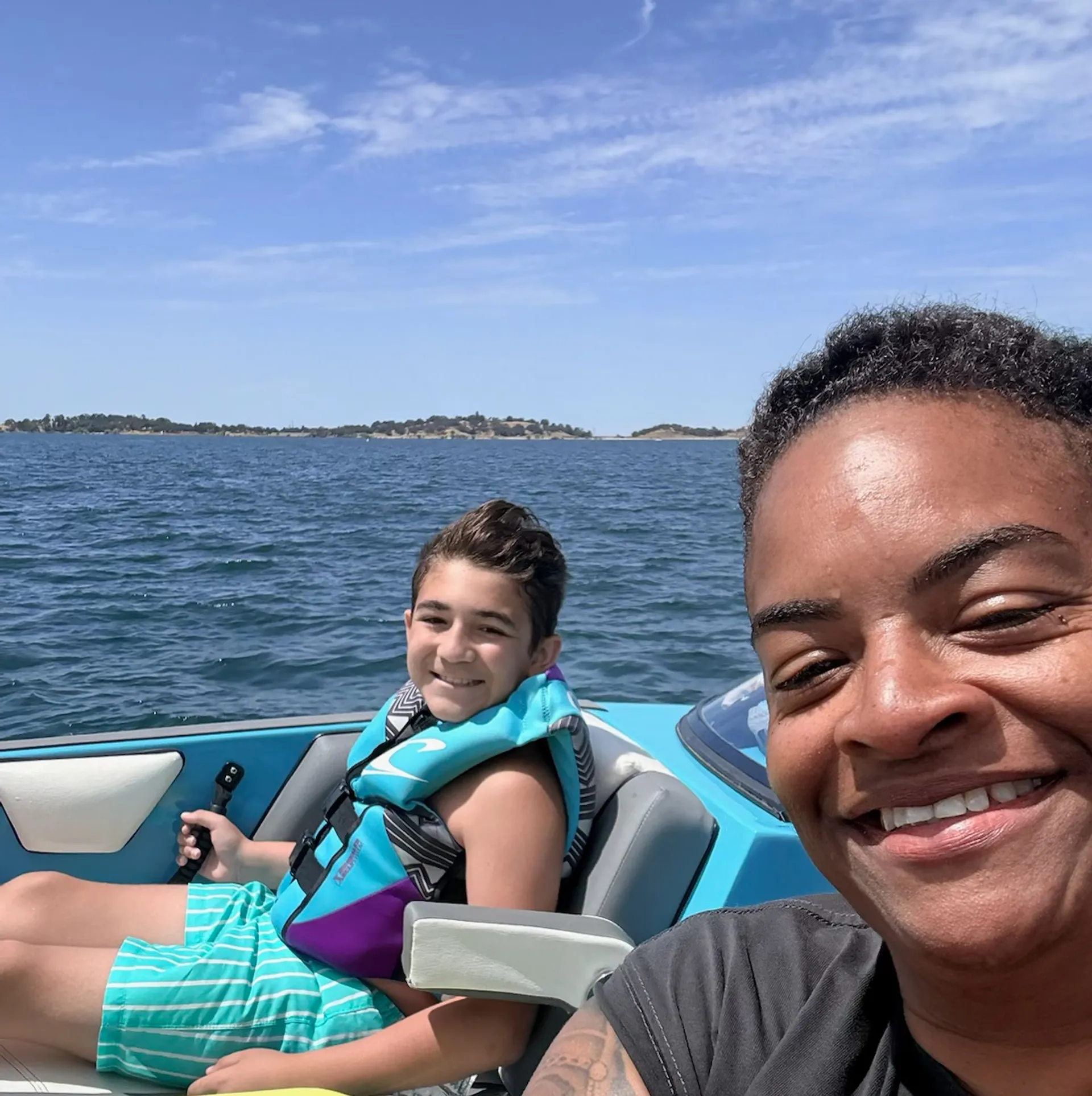 Folsom lake, tube, wake surfing, relaxing on the water