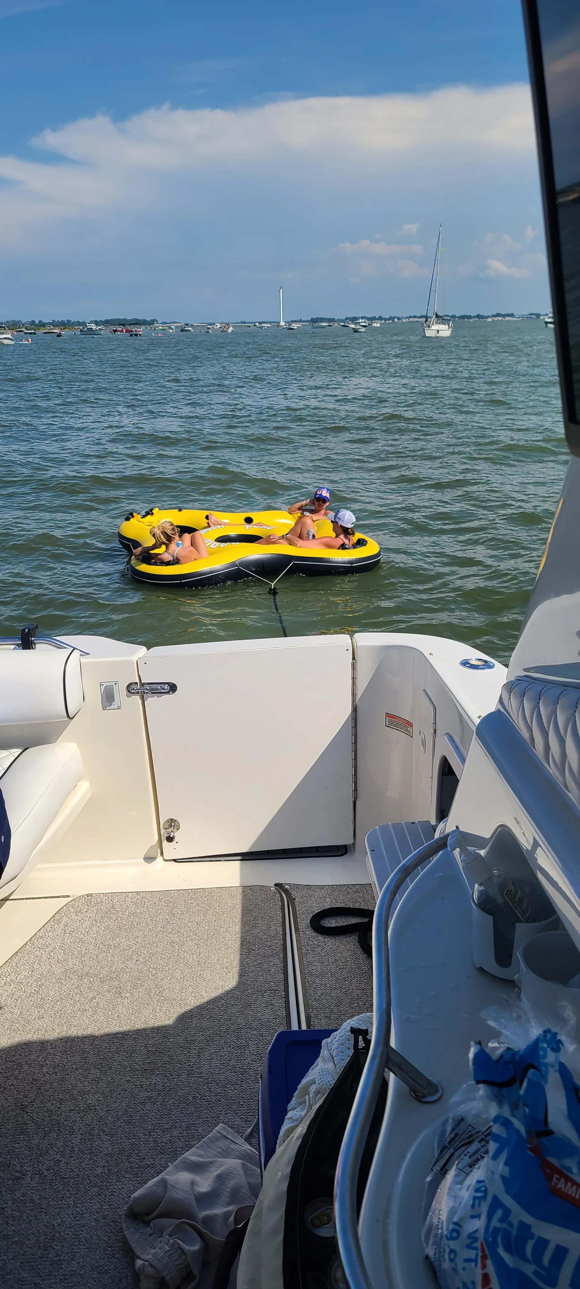 40ft Party Boat Put-In-Bay, Kelly's Island, sandbar 