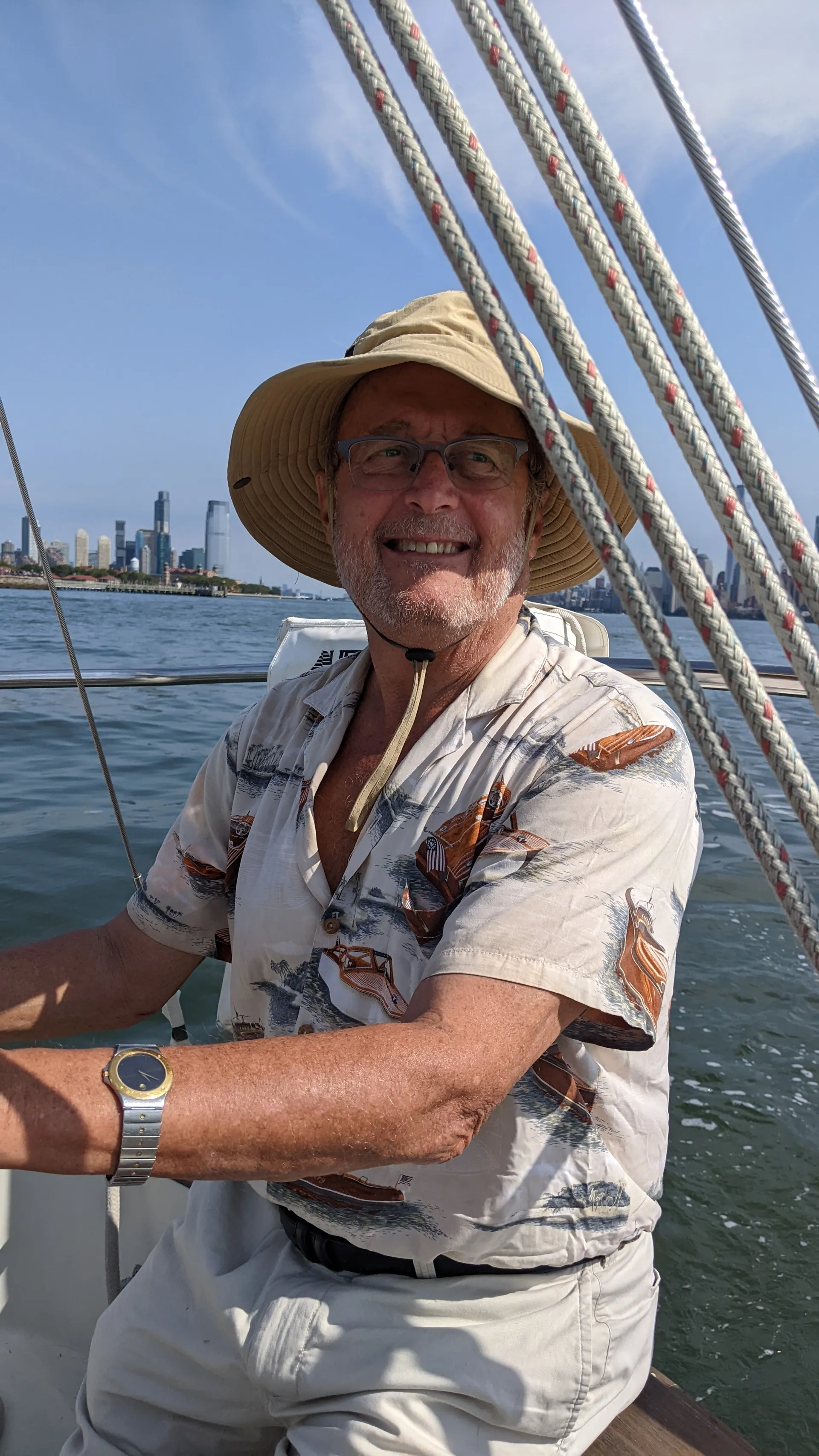 Sail to the Statue of Liberty in NYC Wall Street harbor