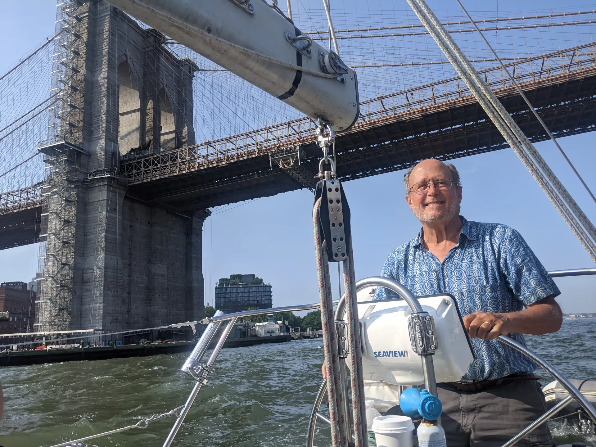 Sail to the Statue of Liberty in NYC Wall Street harbor