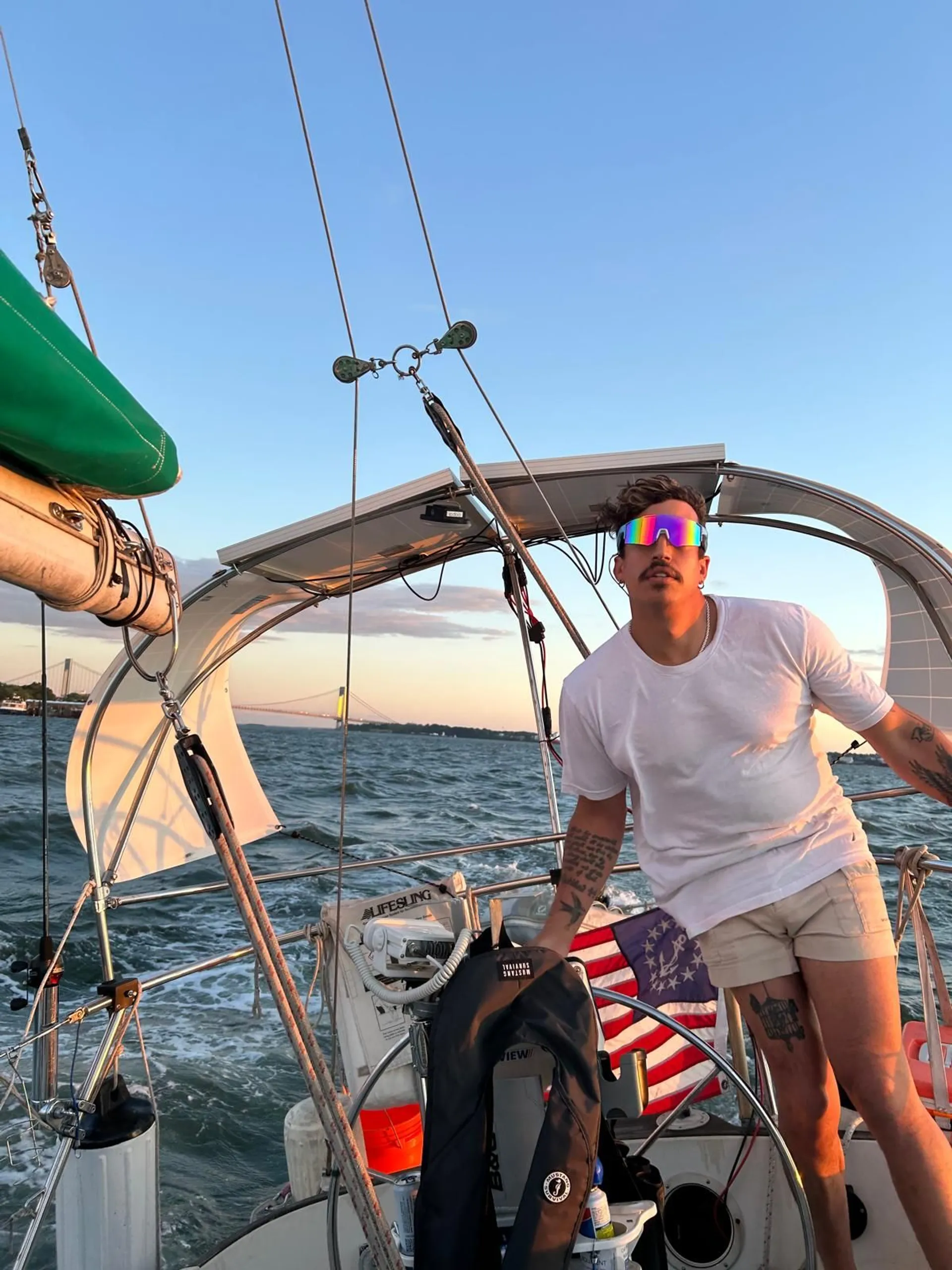 Sail to the Statue of Liberty in NYC Wall Street harbor