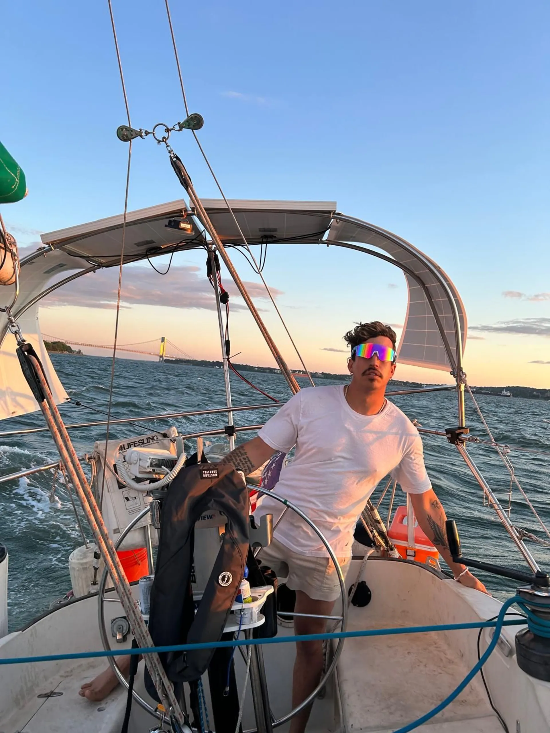 Sail to the Statue of Liberty in NYC Wall Street harbor