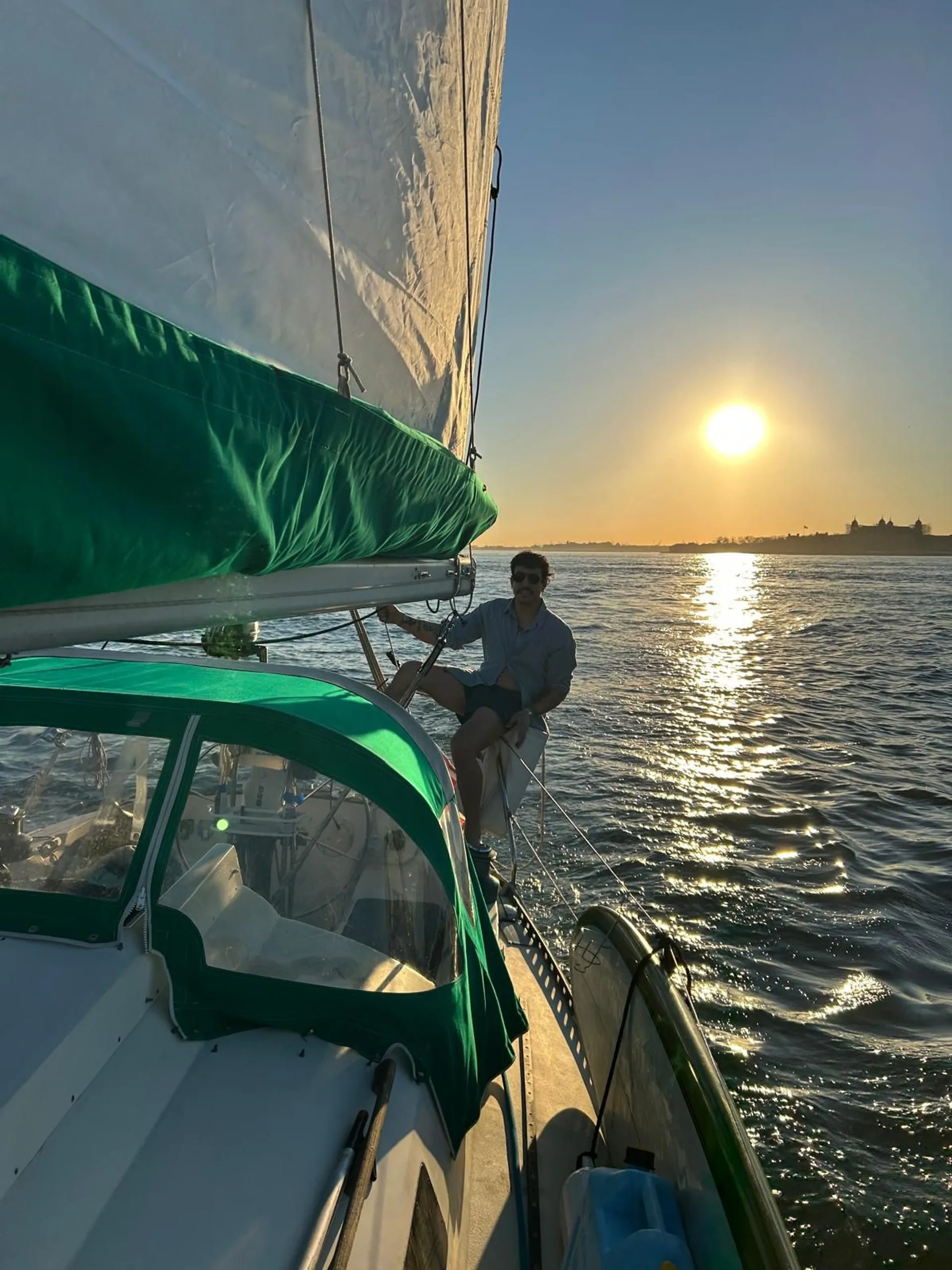 Sail to the Statue of Liberty in NYC Wall Street harbor