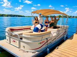 21' Sweetwater Pontoon Gas Included! boat photo