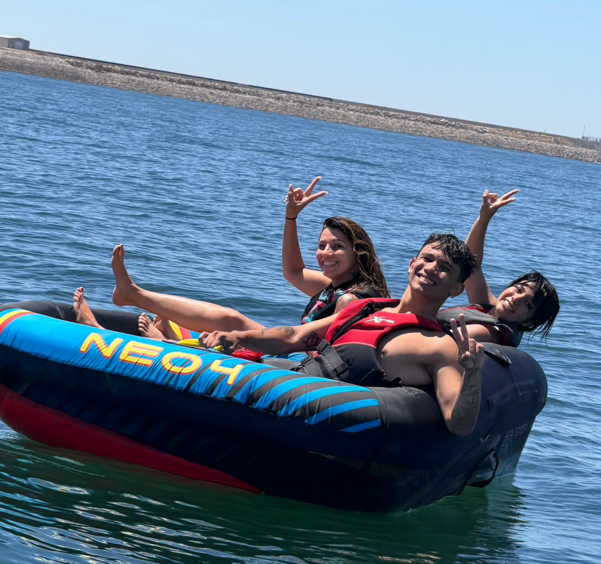 Folsom lake, tube, wake surfing, relaxing on the water
