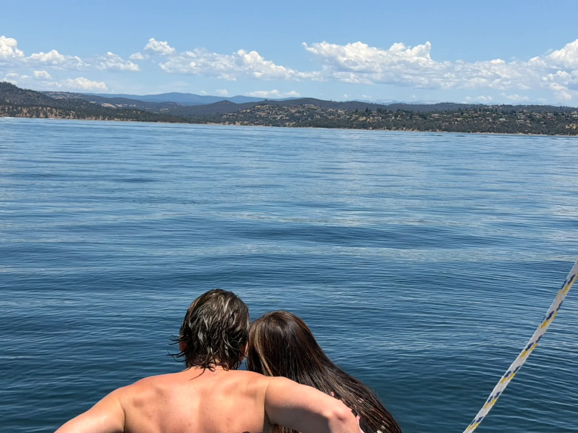 Folsom lake, tube, wake surfing, relaxing on the water