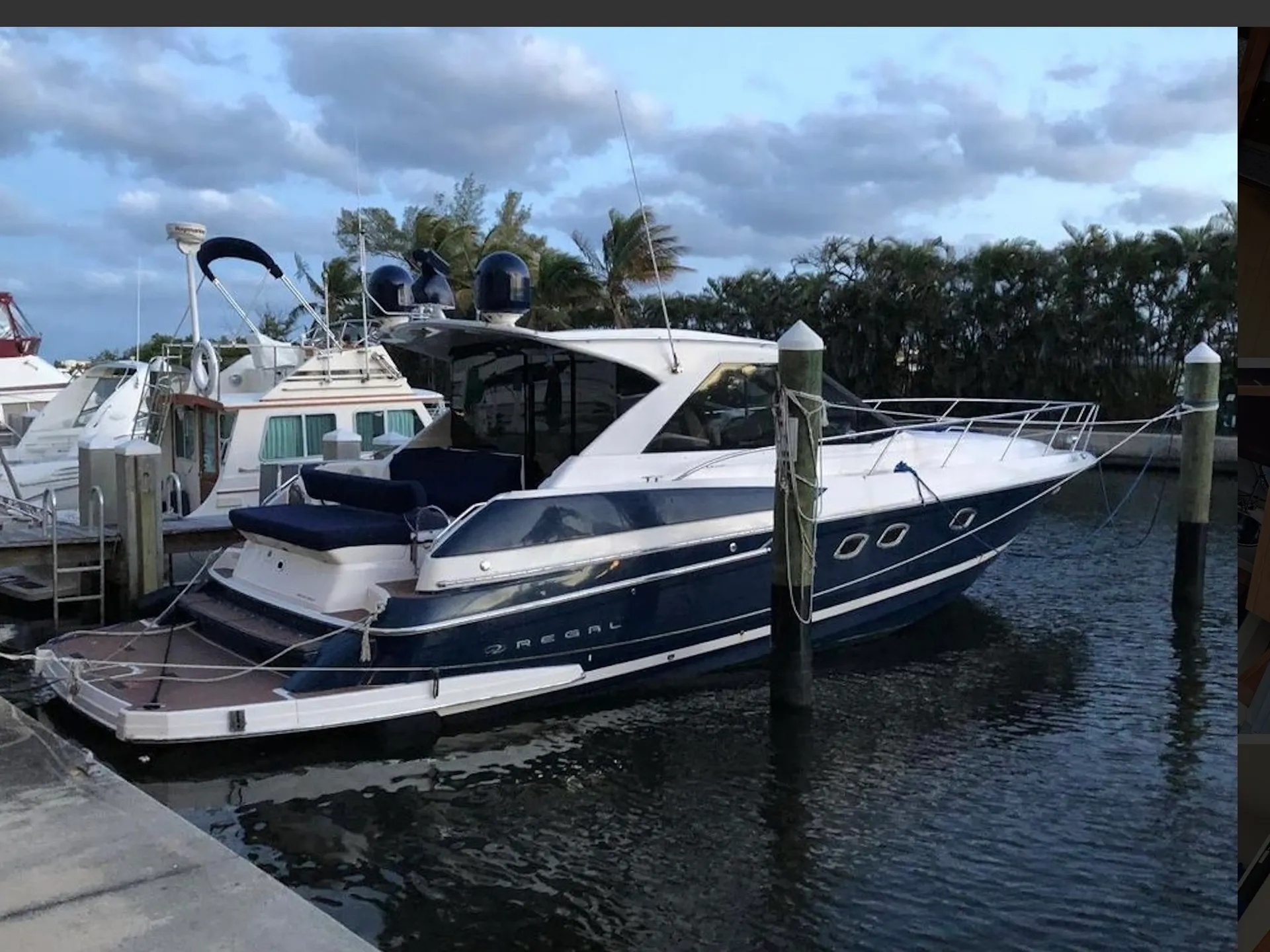 REGAL BOATS 46 SPORT COUPE IPS DRIVE in Boynton Beach, FL — photo 3