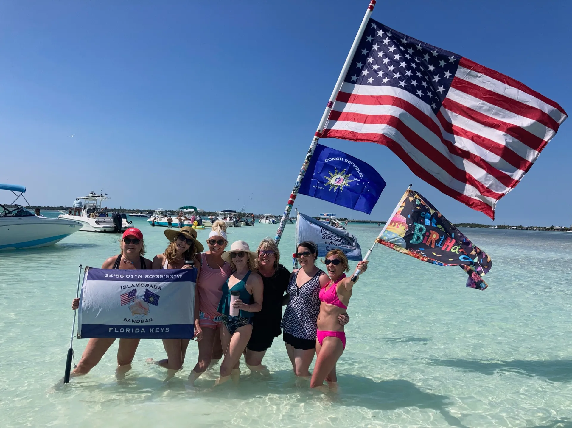 Florida Keys, Islamorada Sandbar, Snorkel and; Custom Boat Trips