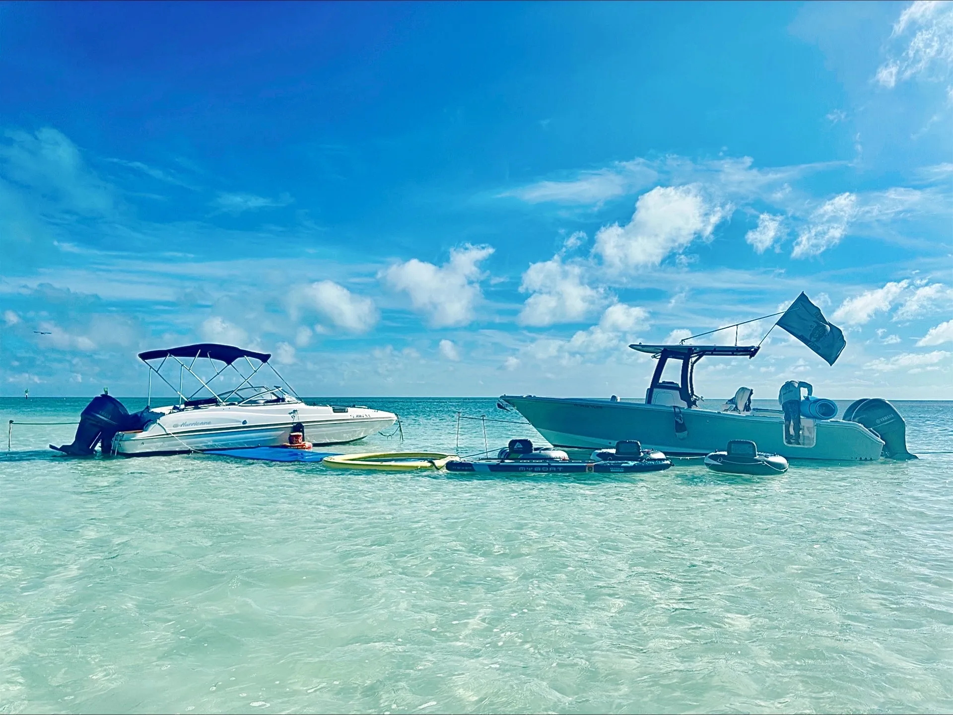 Florida Keys, Islamorada Sandbar, Snorkel and; Custom Boat Trips