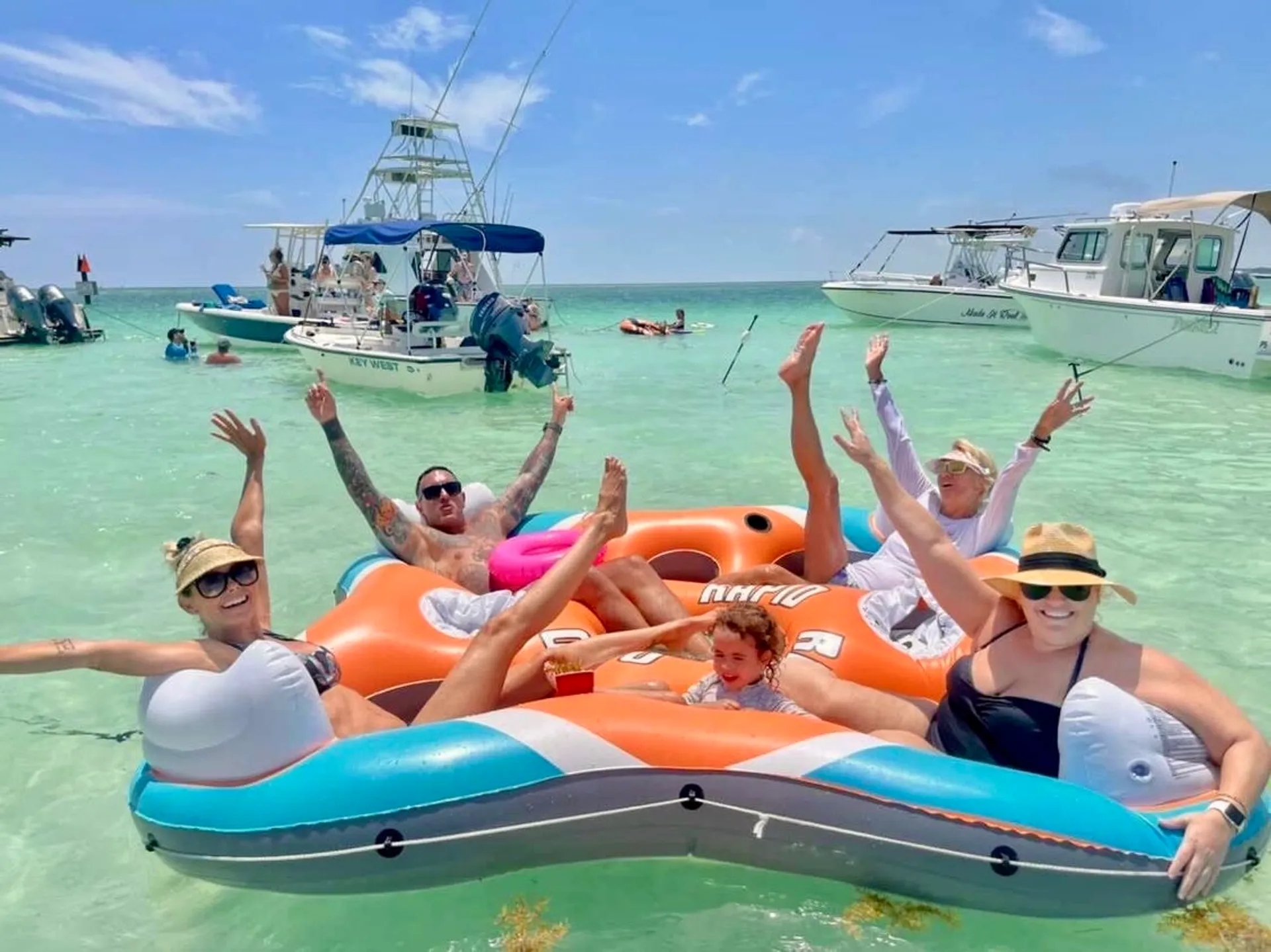 Florida Keys, Islamorada Sandbar, Snorkel and; Custom Boat Trips