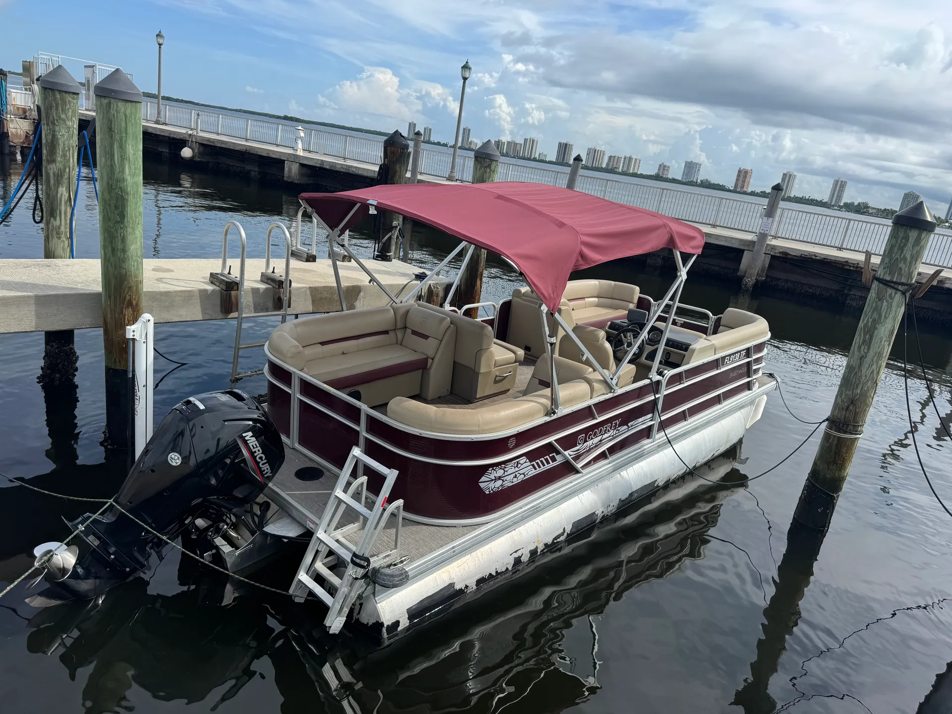 Godfrey 23 ft pontoon.  Free gas! Cruise, Lounge, Sandbar,and Swim. 