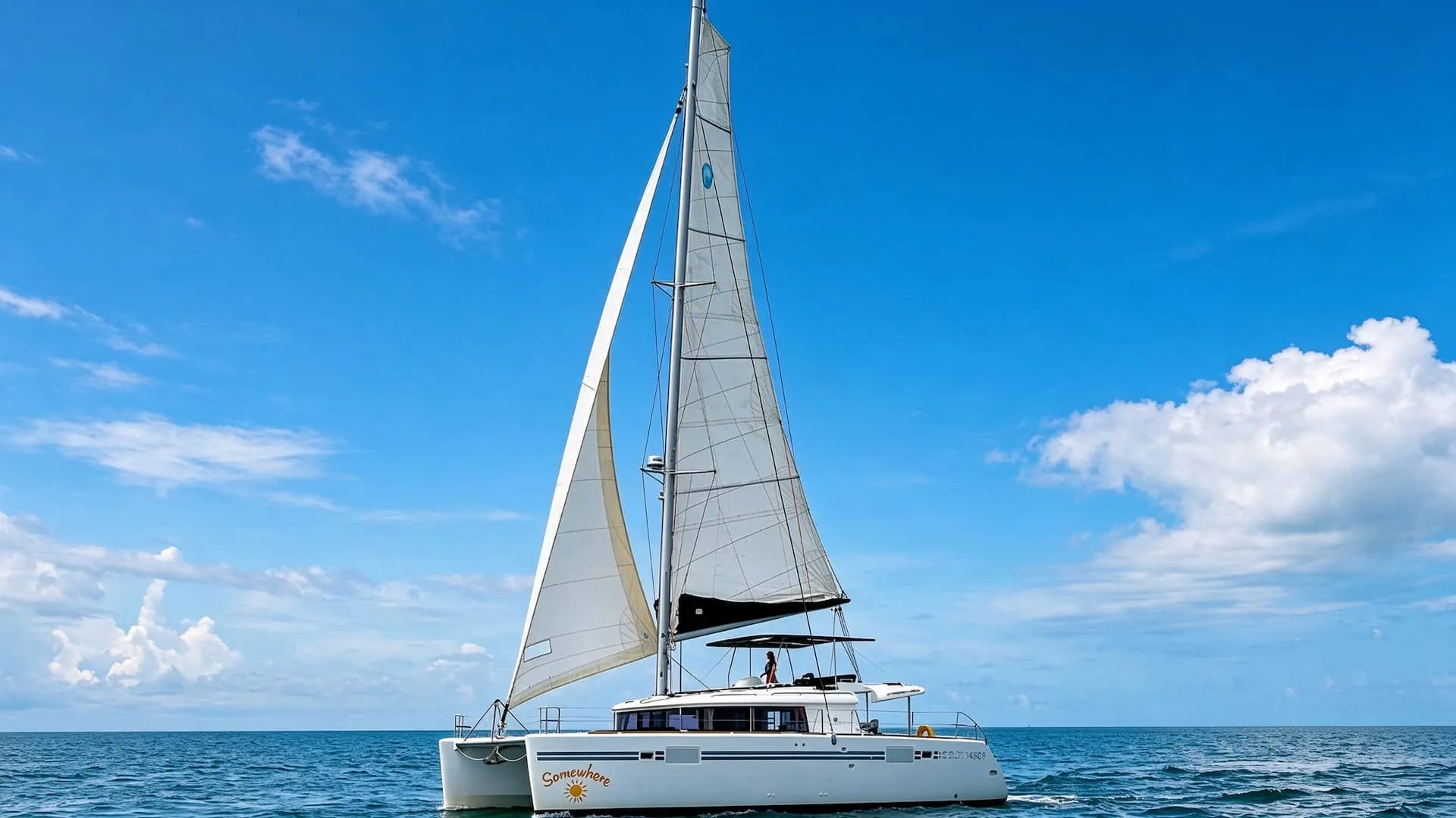 "SOMEWHERE" 46' Sailing Catamaran | Key West Day and Overnight Charter