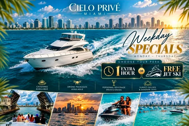 Rent a marquis motor yacht in Miami Beach, FL near me