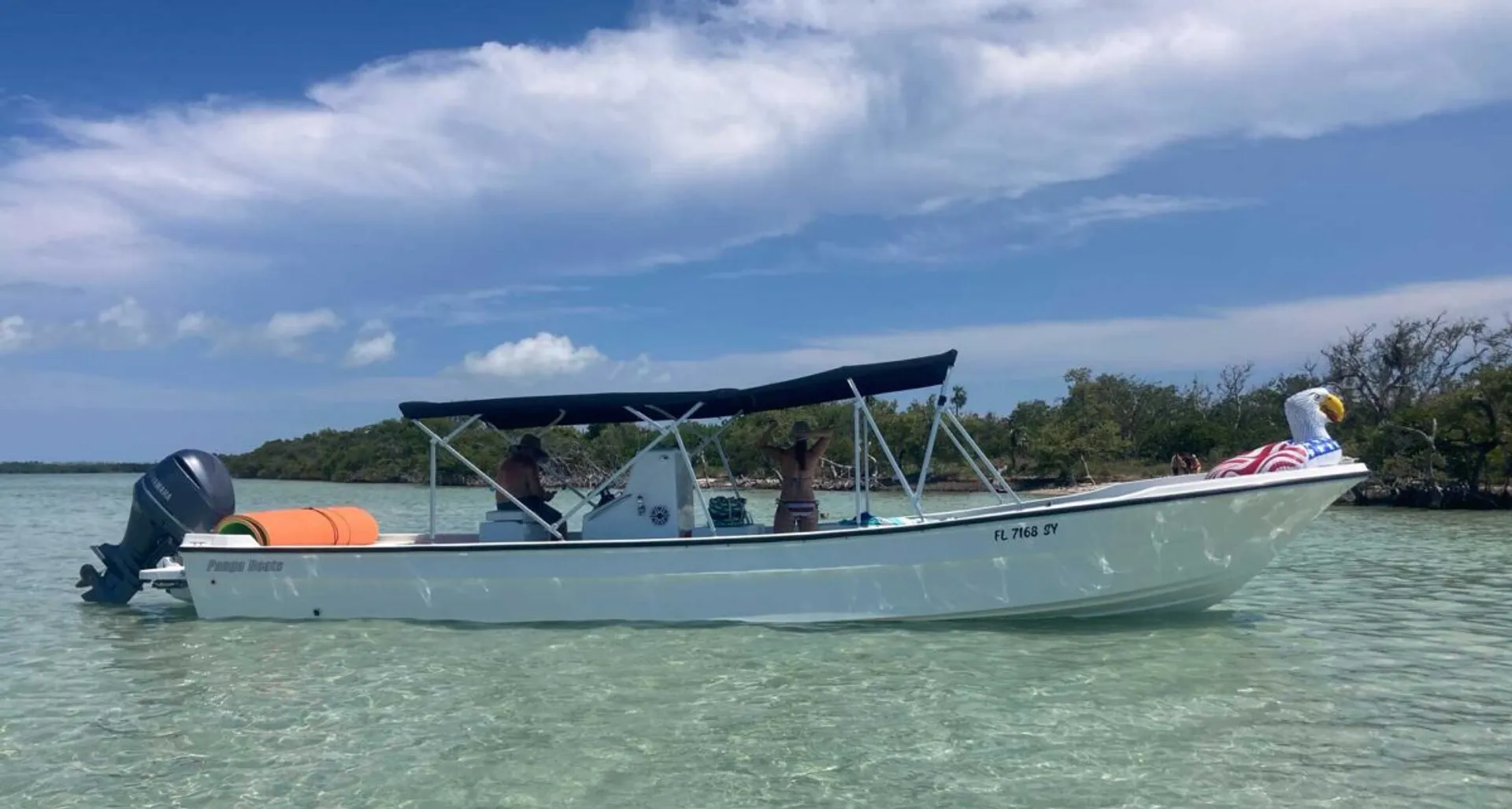 Shaded 33' Panga: Snorkel, Paddle & Fish in Comfort