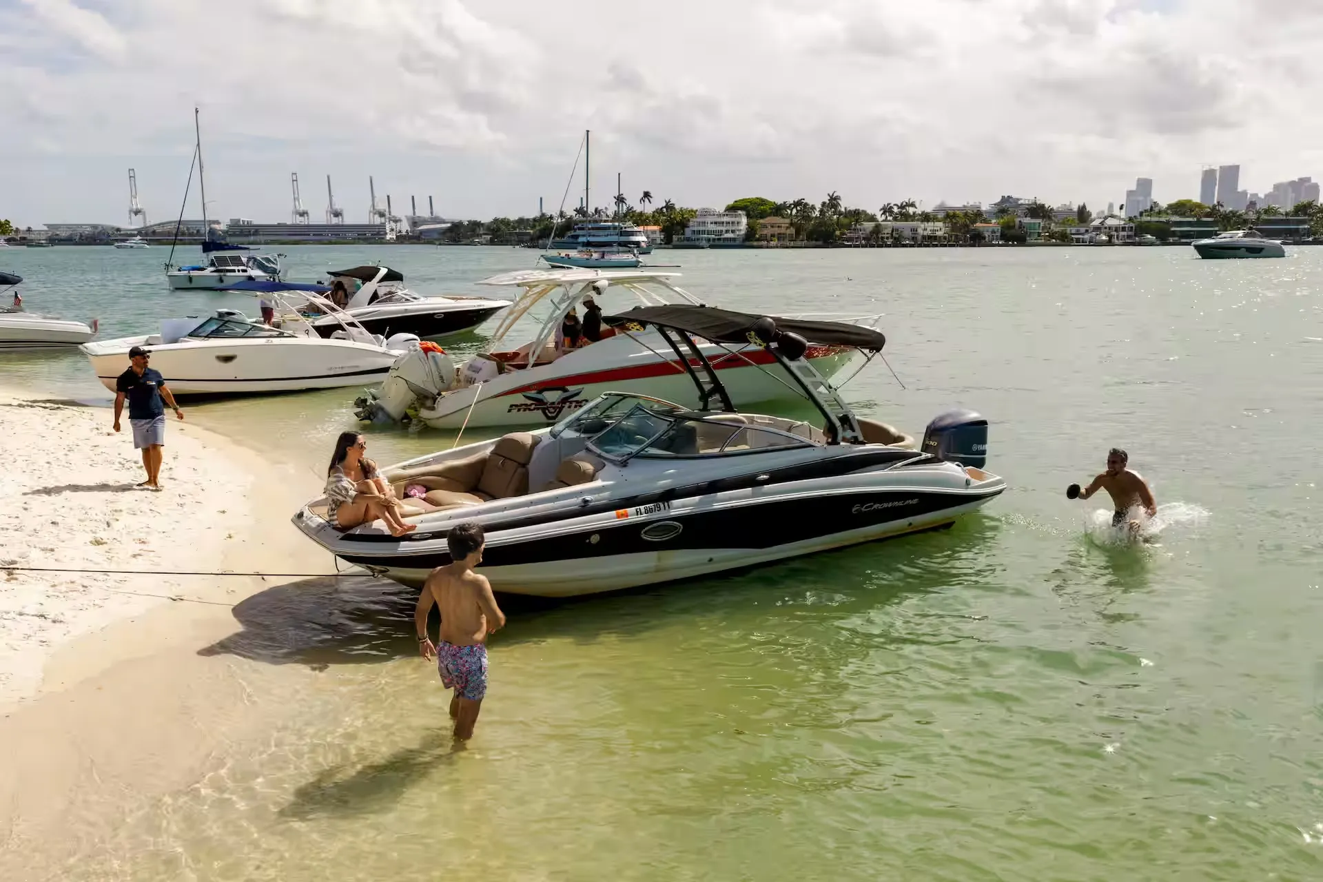 Miami Beach Private Boat | Sandbar + Islands | Captain Included 
