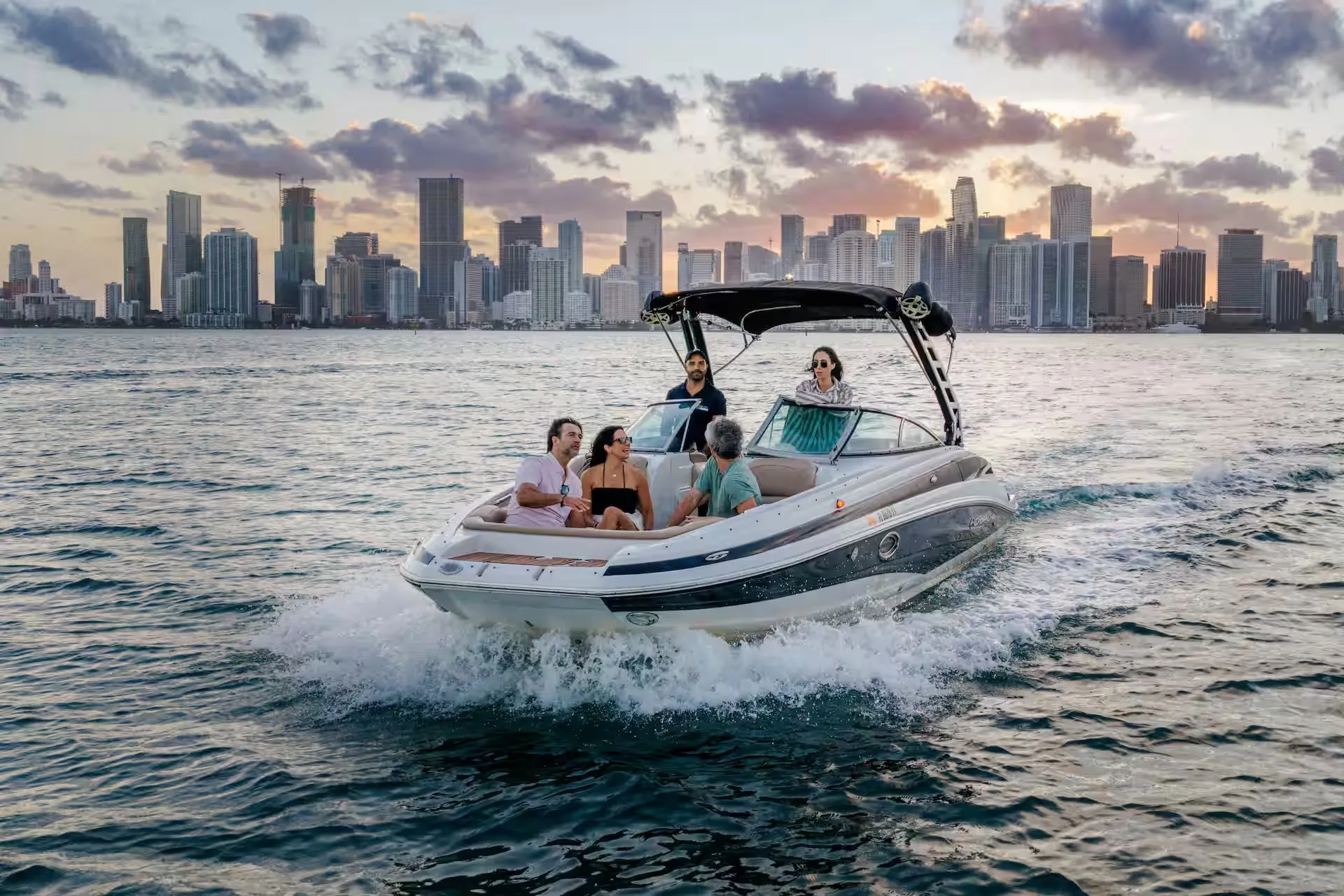 Miami Beach Private Boat | Sandbar + Islands | Captain Included 
