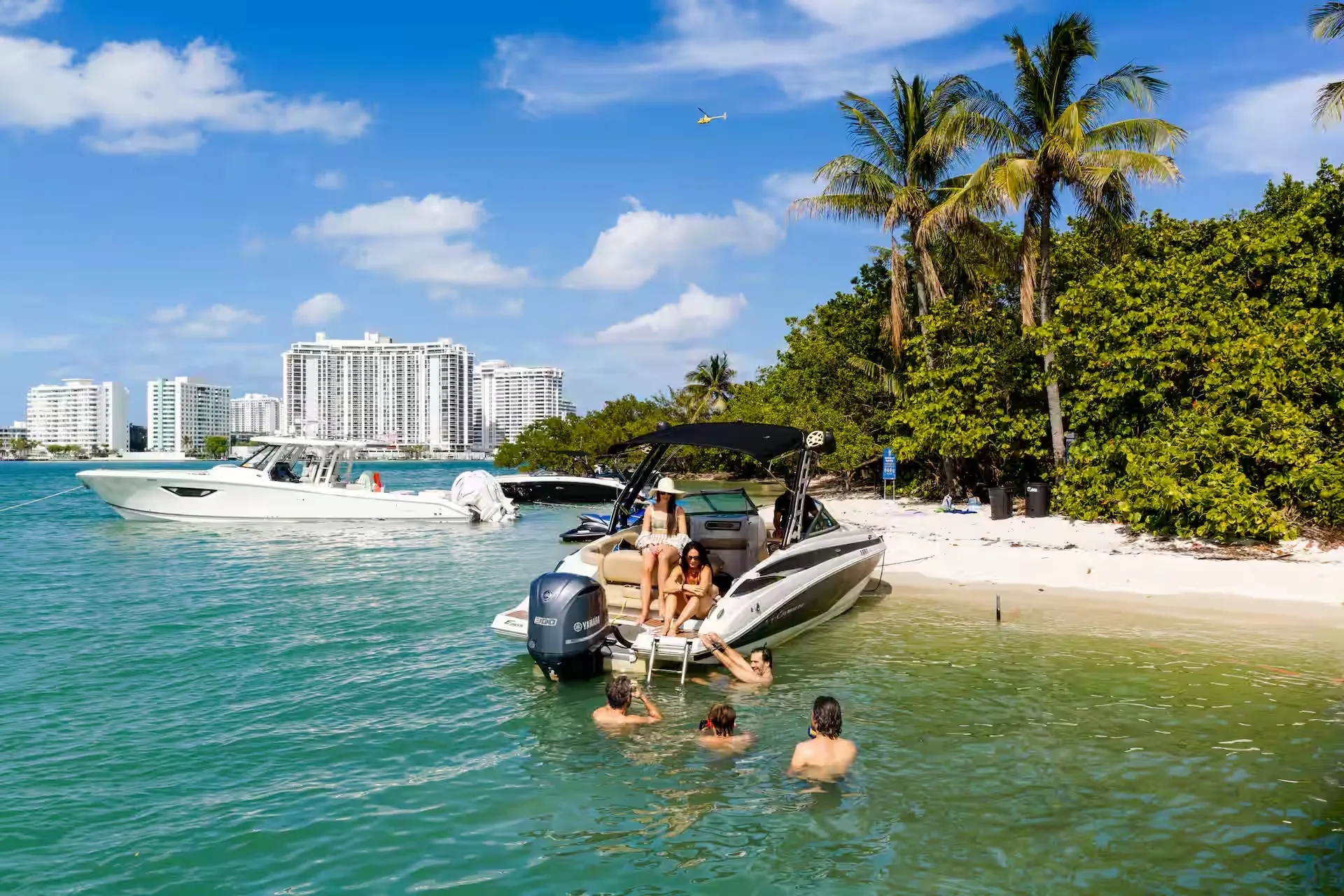 Miami Beach Private Boat | Sandbar + Islands | Captain Included 