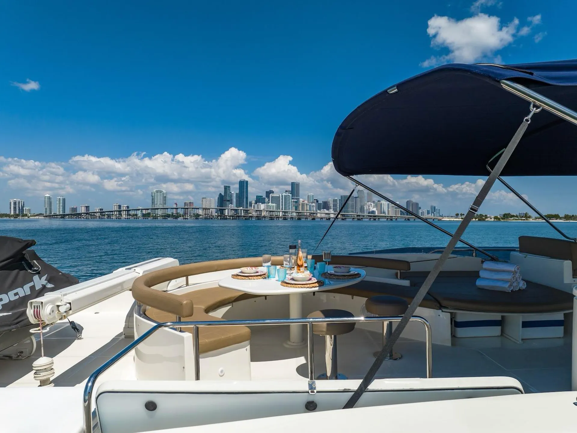 Ferretti Yachts White 780 in Miami, FL — photo 7