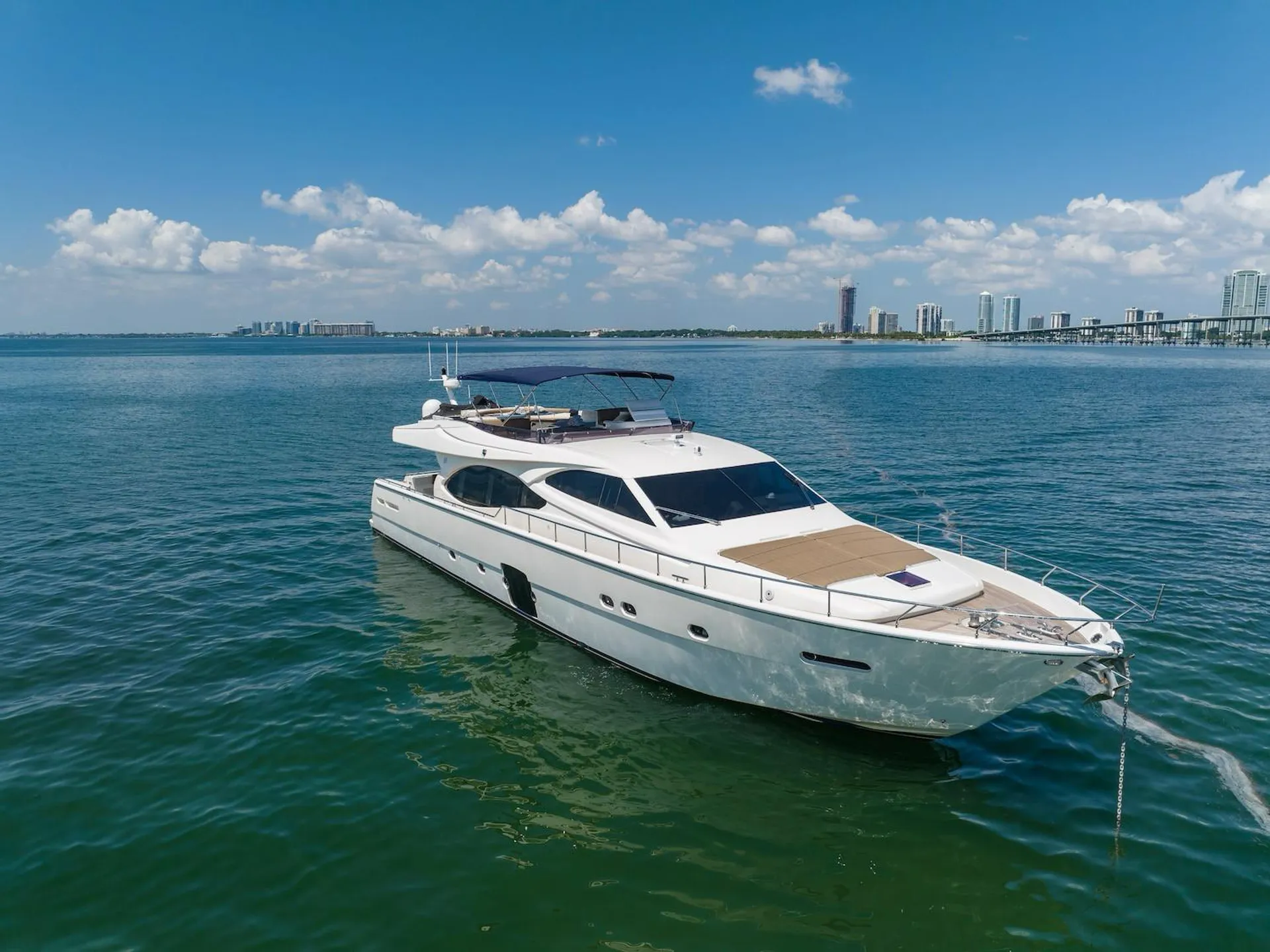 Ferretti Yachts White 780 in Miami, FL — photo 2