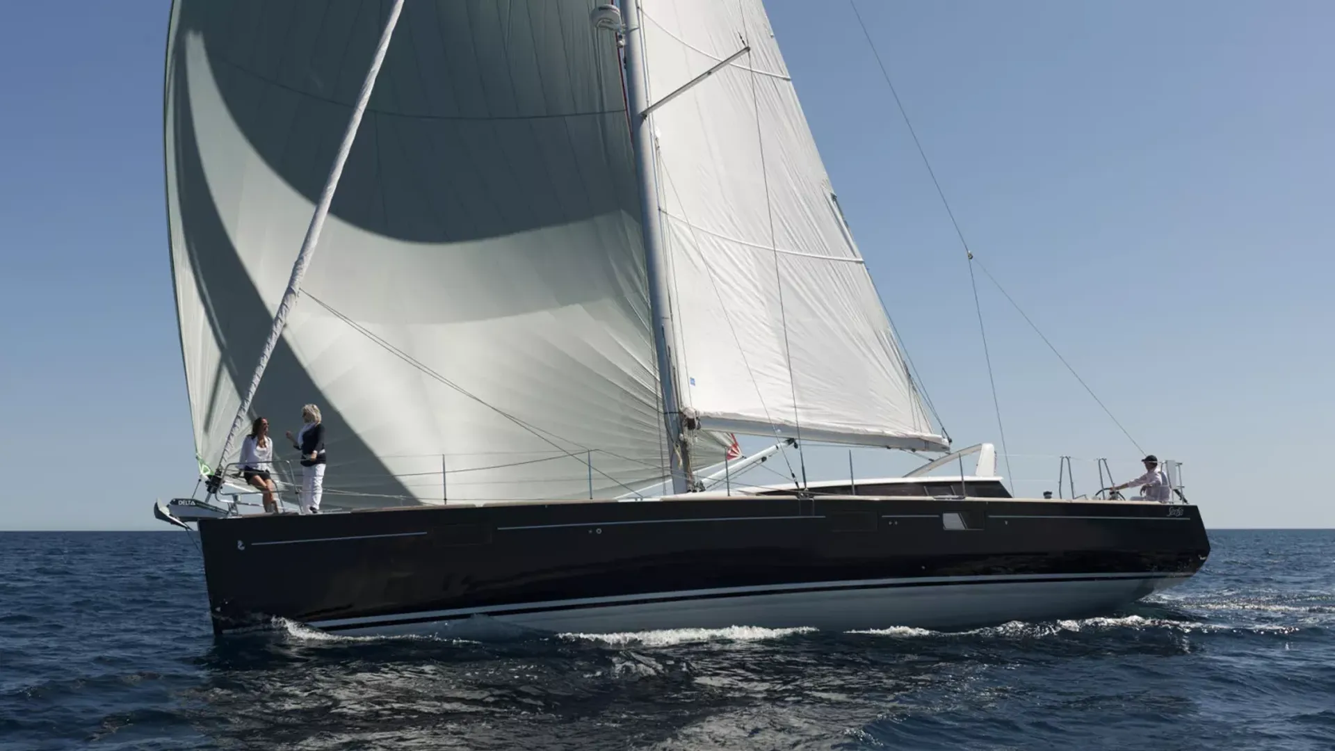 Explore Newport Harbor Aboard a Luxurious Beneteau Sense 55 Sailboat