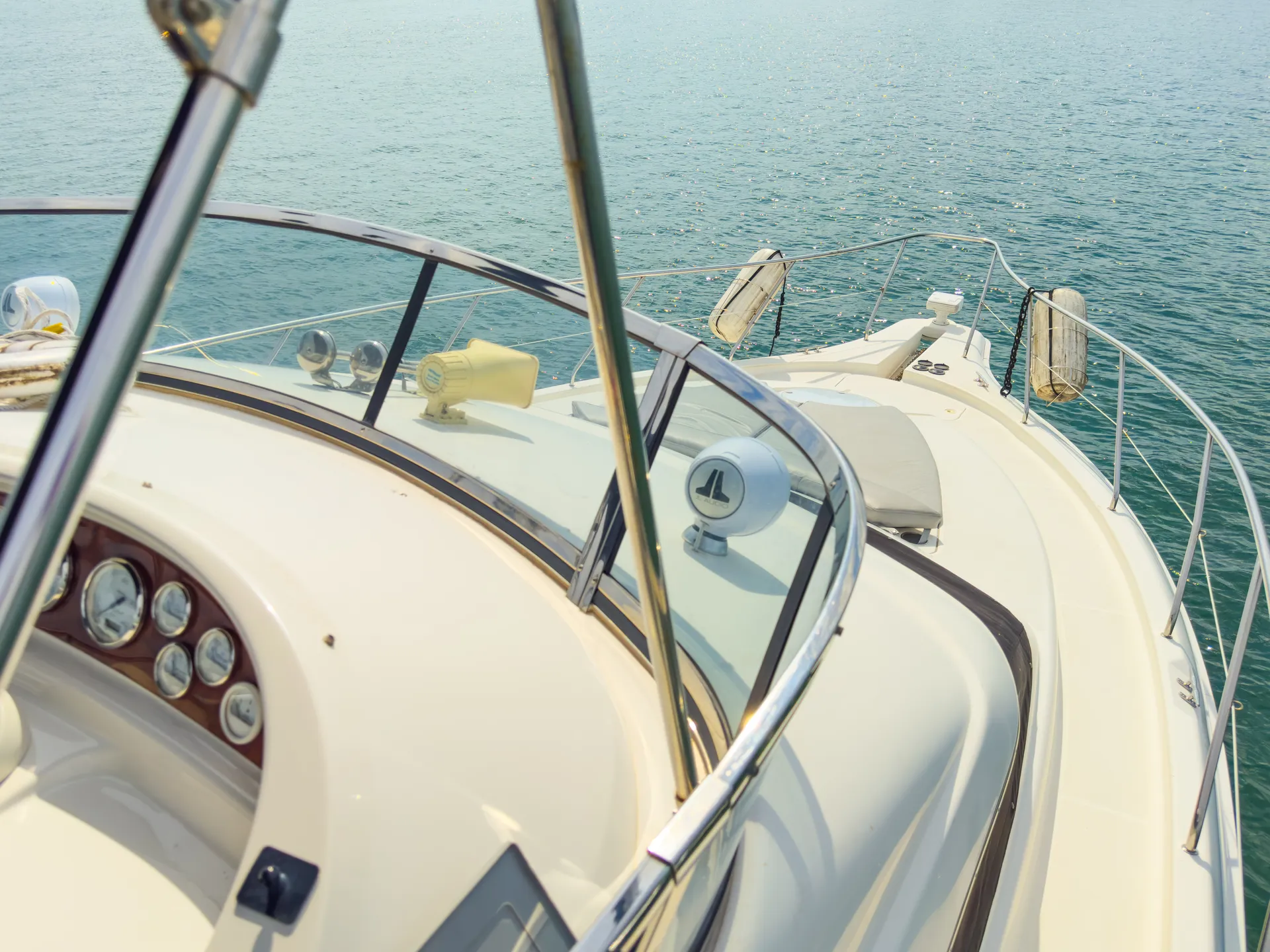 Enjoy "SANTORINI" Silverton Sport Bridge 48ft in Miami!