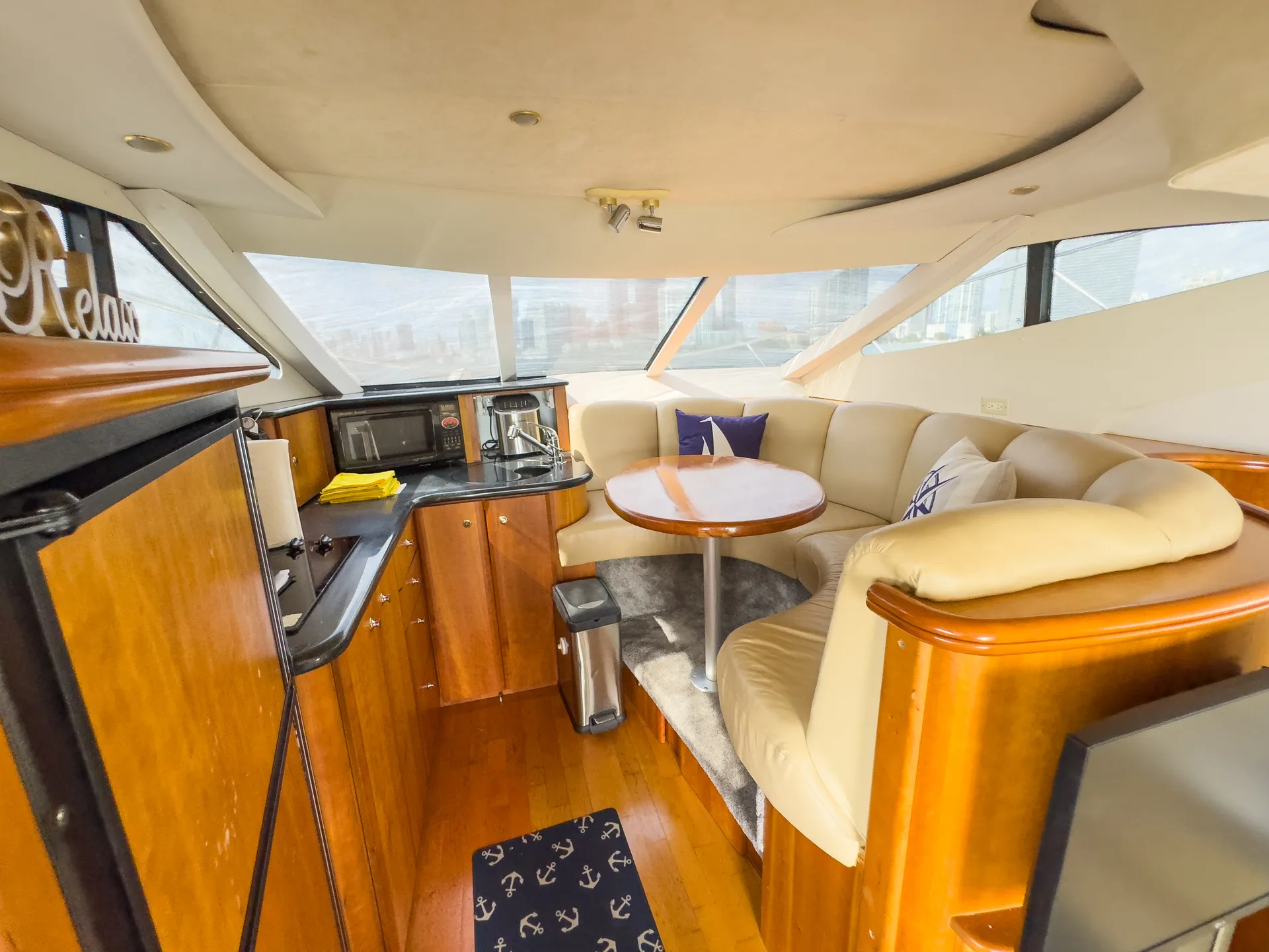 Enjoy "SANTORINI" Silverton Sport Bridge 48ft in Miami!