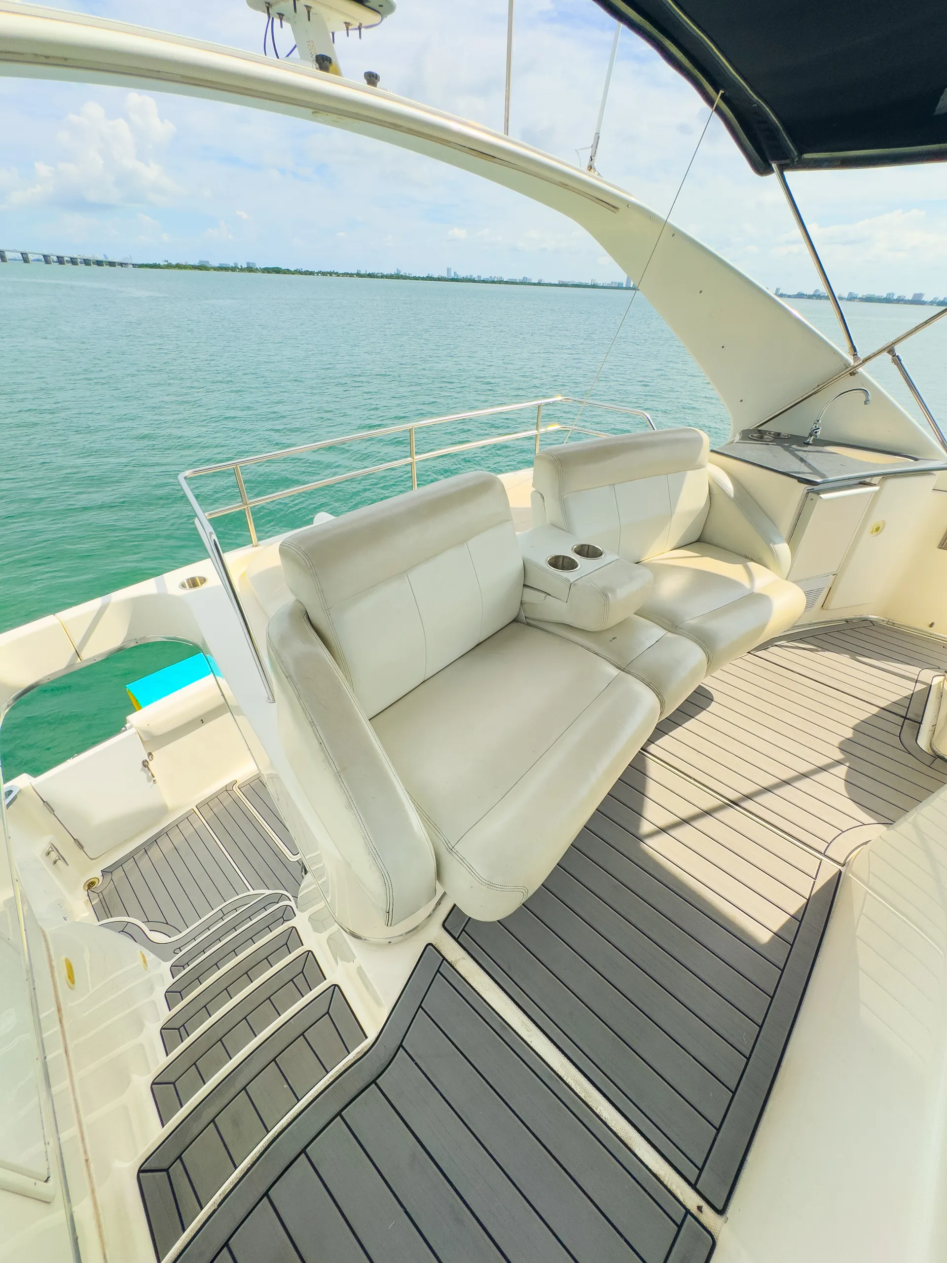 Enjoy "SANTORINI" Silverton Sport Bridge 48ft in Miami!