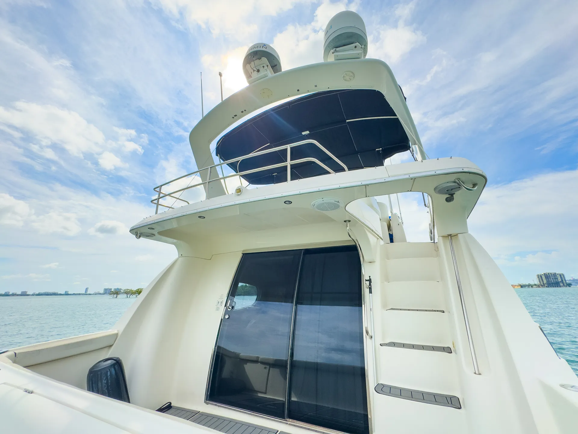 Enjoy "SANTORINI" Silverton Sport Bridge 48ft in Miami!