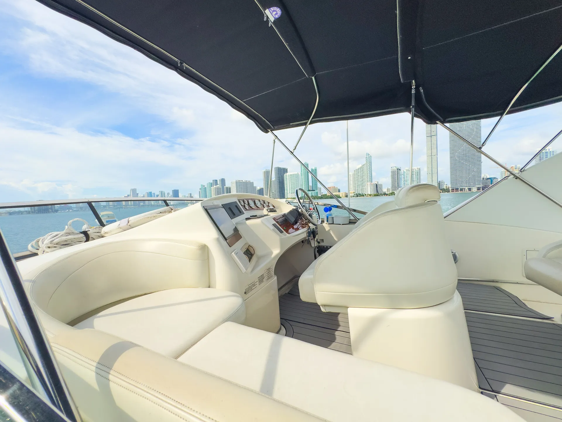 Enjoy "SANTORINI" Silverton Sport Bridge 48ft in Miami!