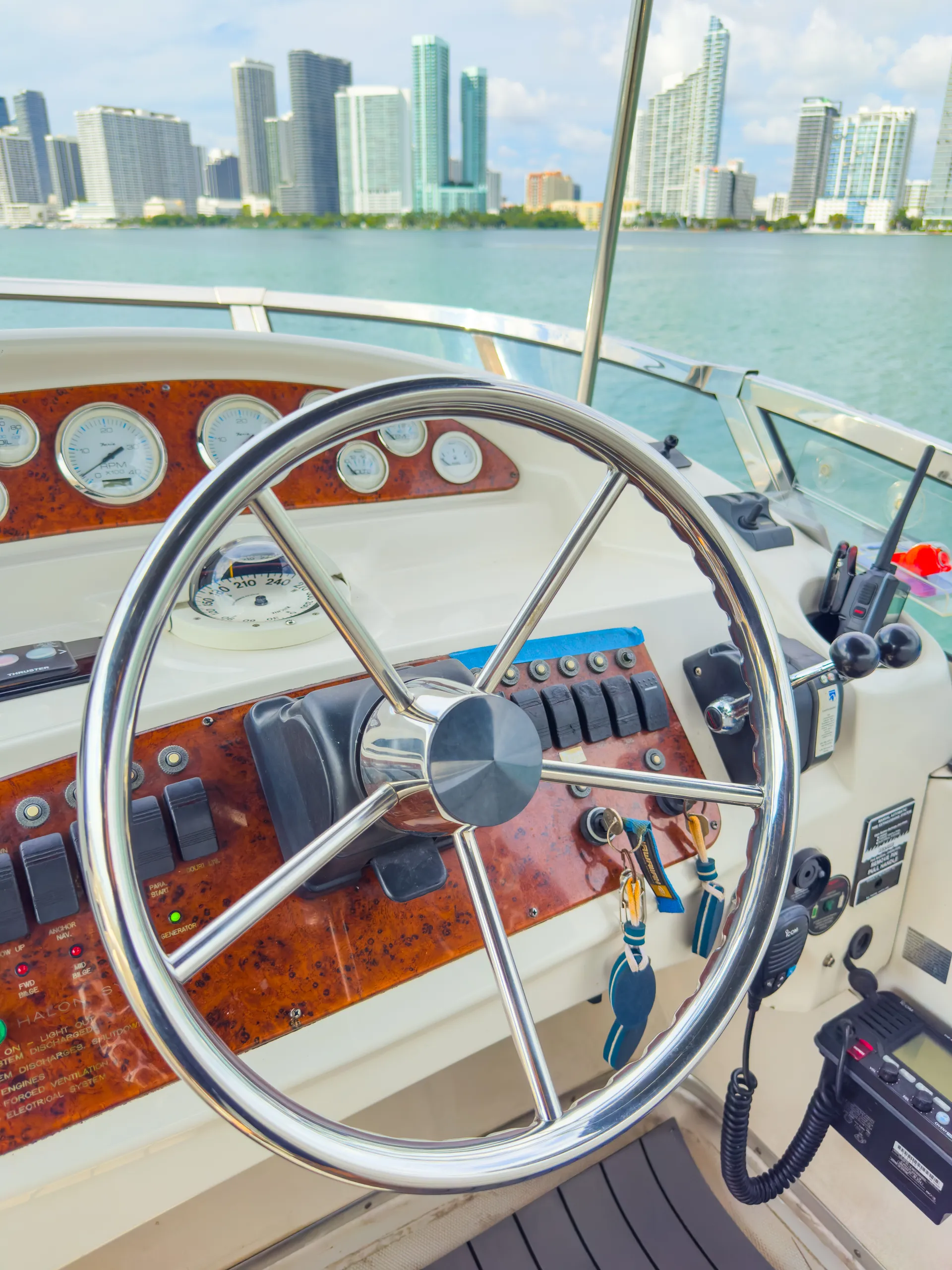 Enjoy "SANTORINI" Silverton Sport Bridge 48ft in Miami!