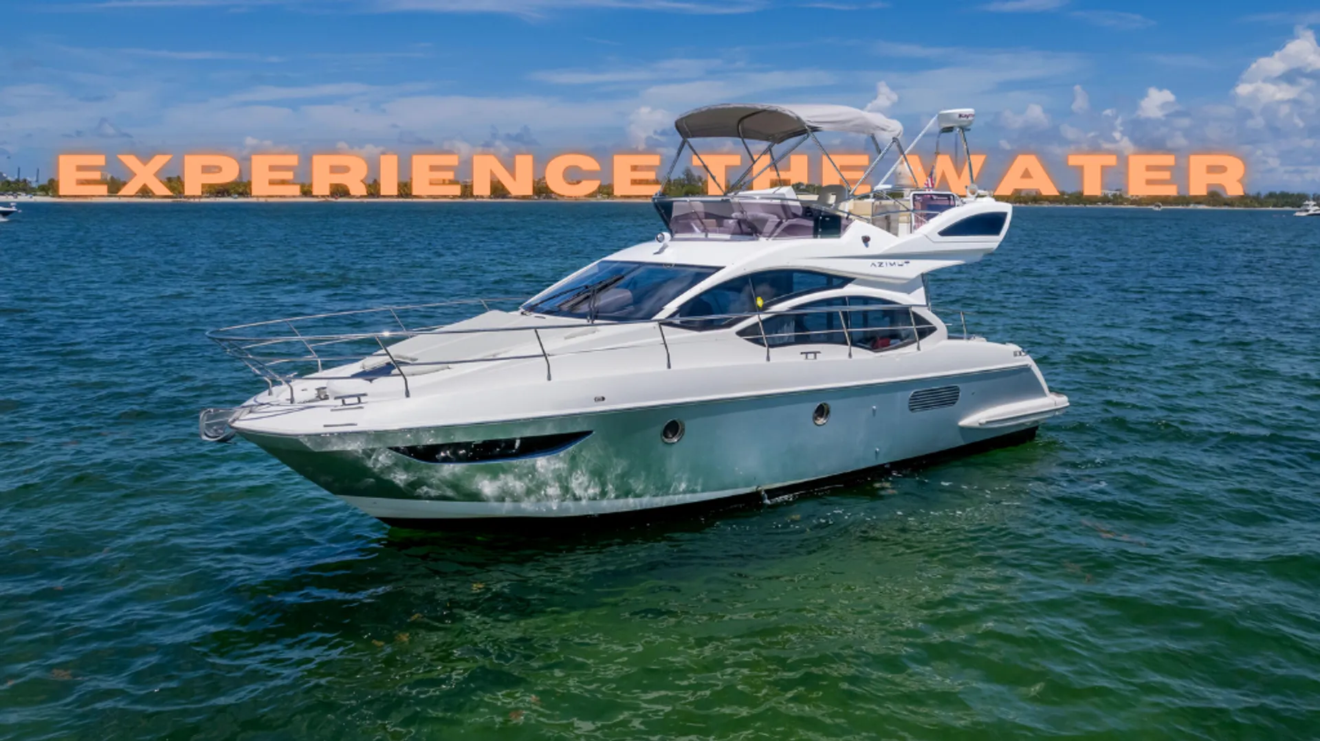 Azimut 38 flybridge Yacht Party