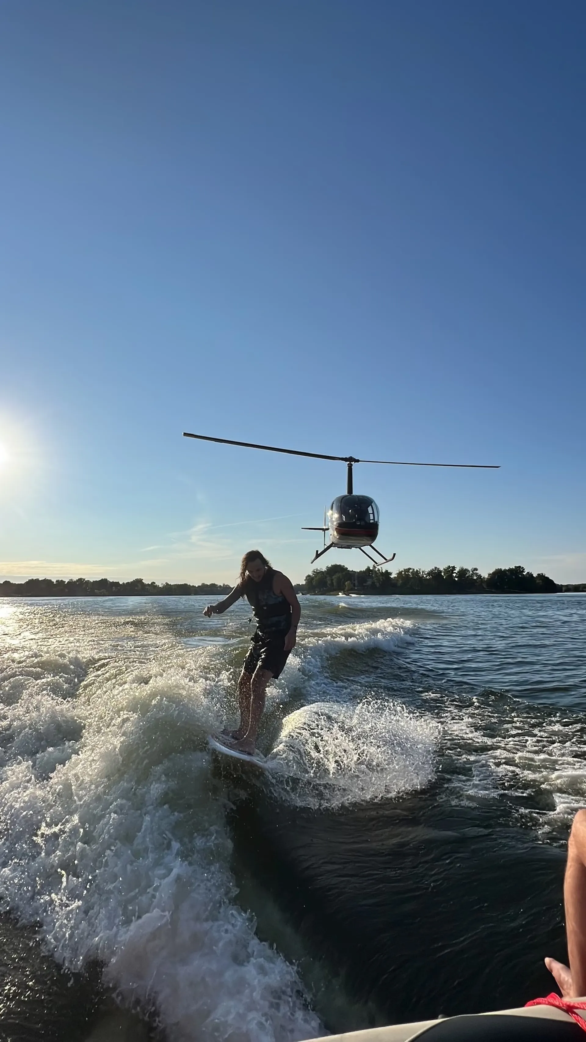 Enjoy Old Hickory Lake on a wake boat and do some wakesurfing